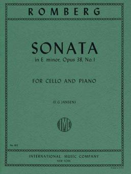 Sonata in E minor, Op. 38 No. 1 