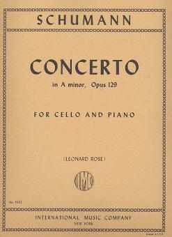 Concerto en la mineur, op. 129 
