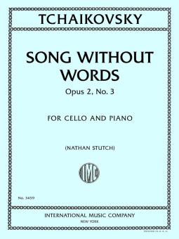 Song without Words, Op. 2, No. 3 