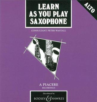 Learn As You Play Alto-Saxophone (English Edtion) 