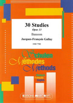 30 Études op. 13 Standard