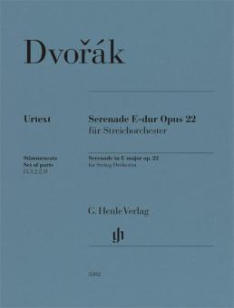 Sérénade en mi majeur op. 22 - Jeu de parties 