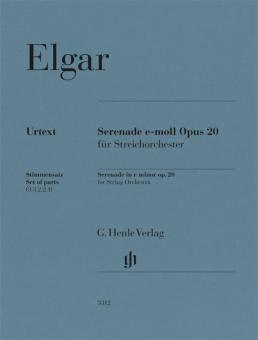 Sérénade en mi mineur op. 20 - Jeu de parties 