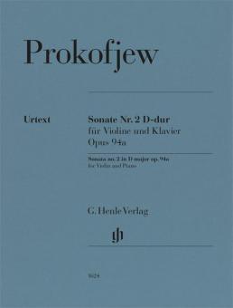 Sonate no. 2 pour violon et piano op. 94a 