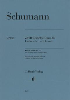 Douze Poèmes op. 35 - Ensemble de chansons sur des textes de Kerner 
