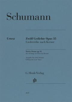 Douze Poèmes op. 35 - Ensemble de chansons sur des textes de Kerner 