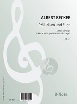 Prelude et fugue en la mineur op.21 pour orgue 