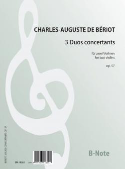3 Duos concertants pour deux violons op. 57 