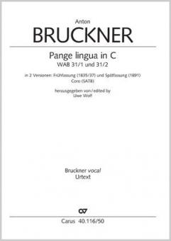 Pange lingua en do majeur WAB 31,1 et 31,2 Download