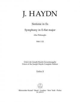 Symphonie en mi bémol majeur Hob. I:22 