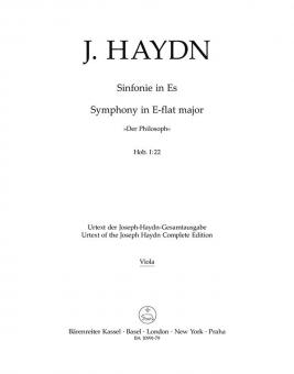 Symphonie en mi bémol majeur Hob. I:22 