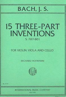 15 Three-Part Inventions BWV 787-801 