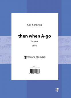 then when A-go 