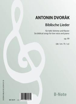 Dix chants bibliques pour voix grave et piano op.99 