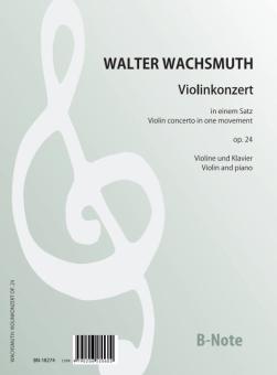 Concerto pour violon et piano op.24 