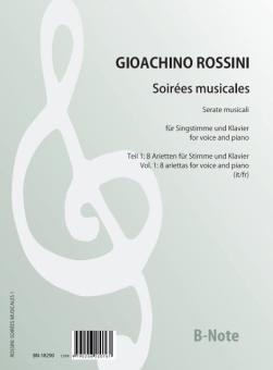 Soirees musicales 1: 8 Ariettea pour voix et piano 