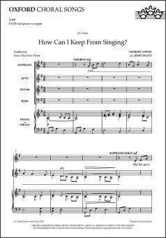 How can I keep from singing? 