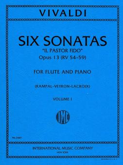 6 Sonatas Il Pastor Fido Op. 13 Vol. 1 