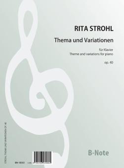 Theme and variations op.40 