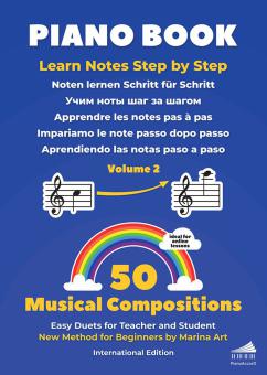 Piano Book - Noten lernen Schritt für Schritt 2 