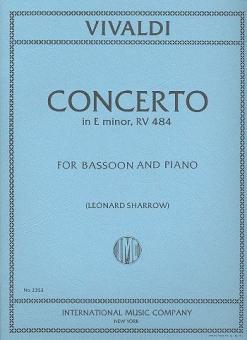Concerto en mi mineur, RV 484 