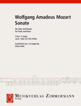Sonate en fa majeur KV 376 (374d) Download
