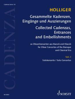 Recueil de cadences, embellissements et arrangements 16/1 : Concertos pour solistes Standard