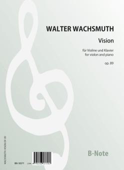 Vision pour violon et piano op.89 
