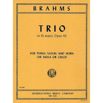 Trio in E flat major, Op. 40 