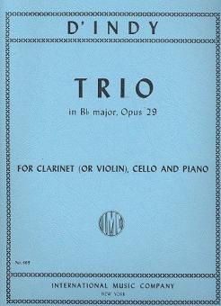Trio in B flat major, op. 29 