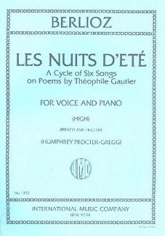 Les nuits d'eté op. 7 