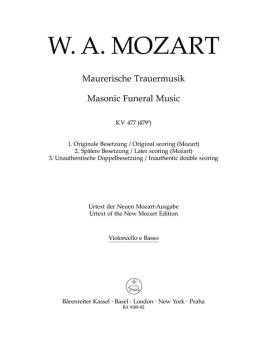 Musique funéraire maçonnique K. 477 (479a) 