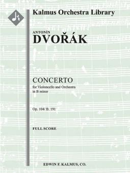 Concerto for Cello in B minor, Op. 104/B. 191 
