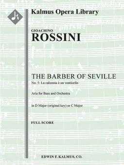 Barber of Seville: La calunnia (No. 5: Act I) 