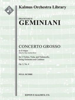 Concerto Grosso in D, Op. 2, No. 4 