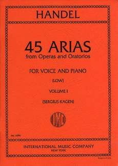 45 Arias From Operas And Oratorios Vol. 1 