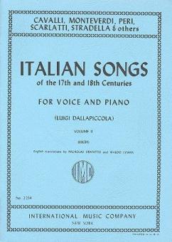 Italian Songs of the 17th and 18th Centuries Vol. 2 High 