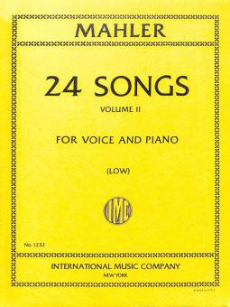 24 Songs Vol. 2 for low voice 
