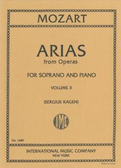 Arias From Operas Vol. 2 for Soprano and Piano 