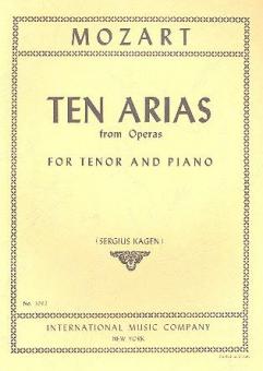 10 Arias for Tenor Voice 