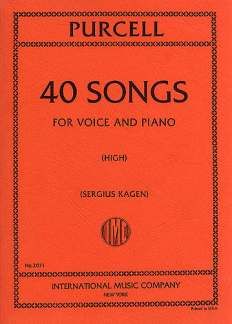 40 Songs for High Voice and Piano 