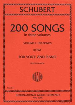 200 Songs for Low Voice Vol. 1 