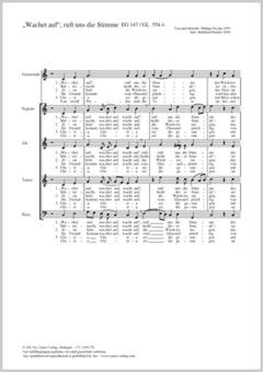 Wachet auf, ruft uns die Stimme Download