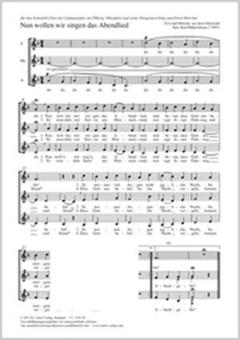 Nun wollen wir singen das Abendlied Download