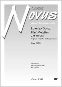 Fünf Motetten 'in aurora' Download