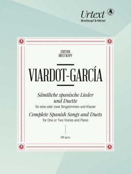 Sämtliche spanische Lieder und Duette 