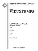 Concerto for Violin No. 5 in A minor, Op. 37 'Gretry' 