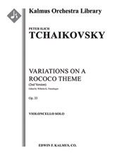 Rokoko-Variationen op. 33 (2. Fassung) 