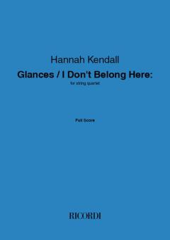 Glances - I Don't Belong Here 