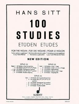 100 Études op. 32 Vol. 3 Standard